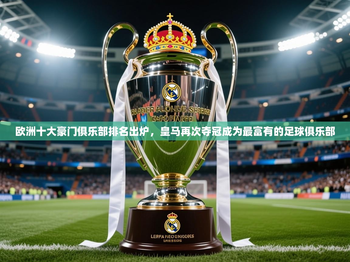 2025乐鱼体育入口登录官网app欧洲十大豪门俱乐部排名出炉,皇马再次夺冠成为最富有的足球俱乐部 第4张